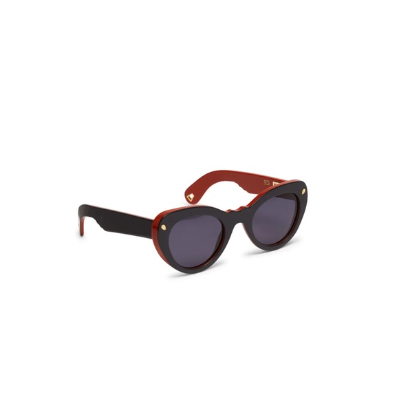 Lucy Folk Wingspan sunglasses Navy and red - Picture 2 of 9